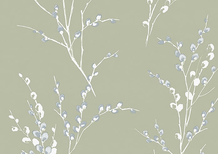 Laura Ashley Pussy Willow, Moss Green - Roman Blind - Image 7